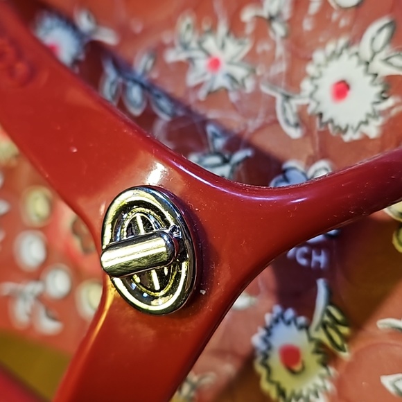 Coach Floral Rubber Thong Flipflops - Picture 3 of 7